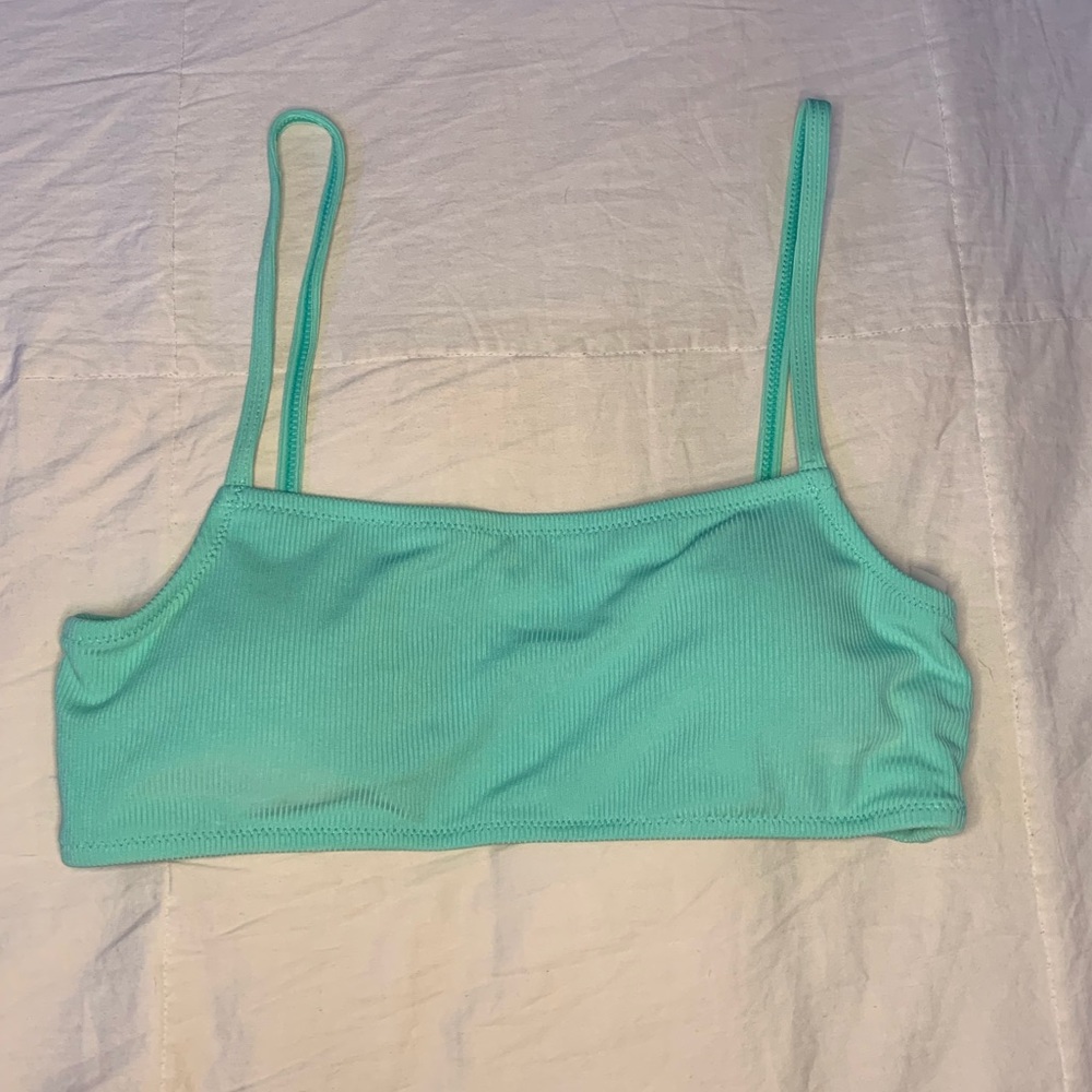 TEAL BIKINI TOP!